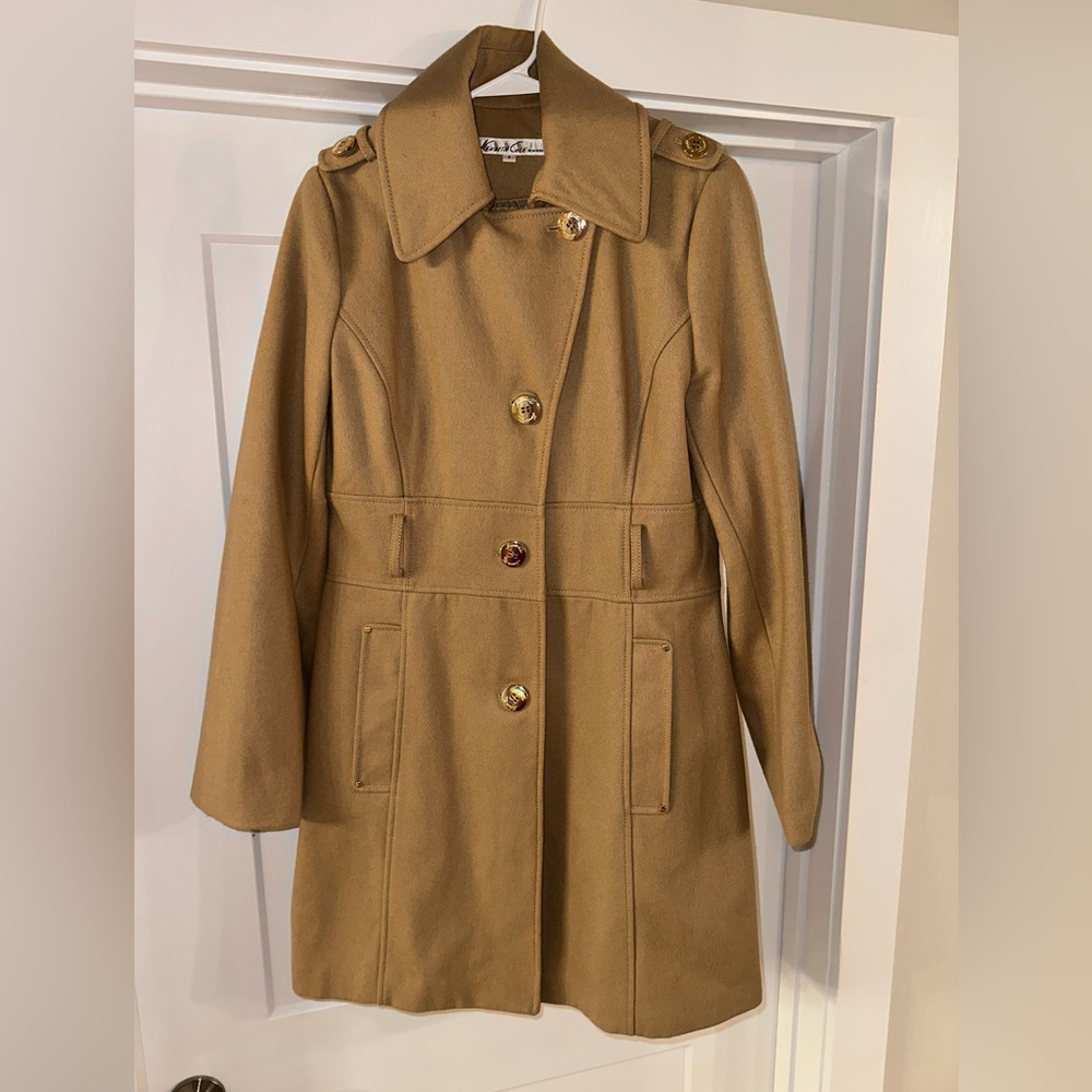 Kenneth Cole Beige Knee length Winter Coat